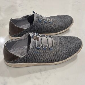 Olukai Alapa Li Stylish Gray Men's Shoes, Size 11